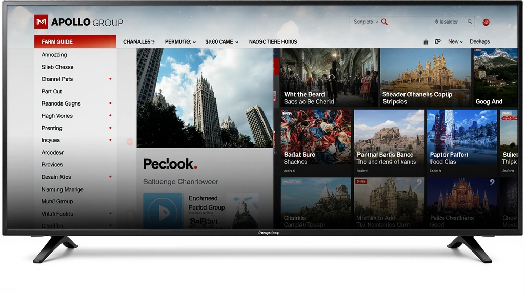 What Channel is Peacock on Apollo Group TV