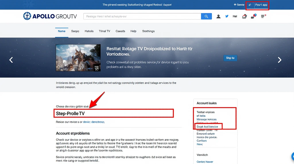 why is Apollo Group TV not working