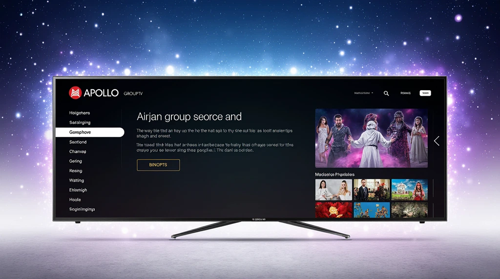 IPTV for arab channels like apollo group tv